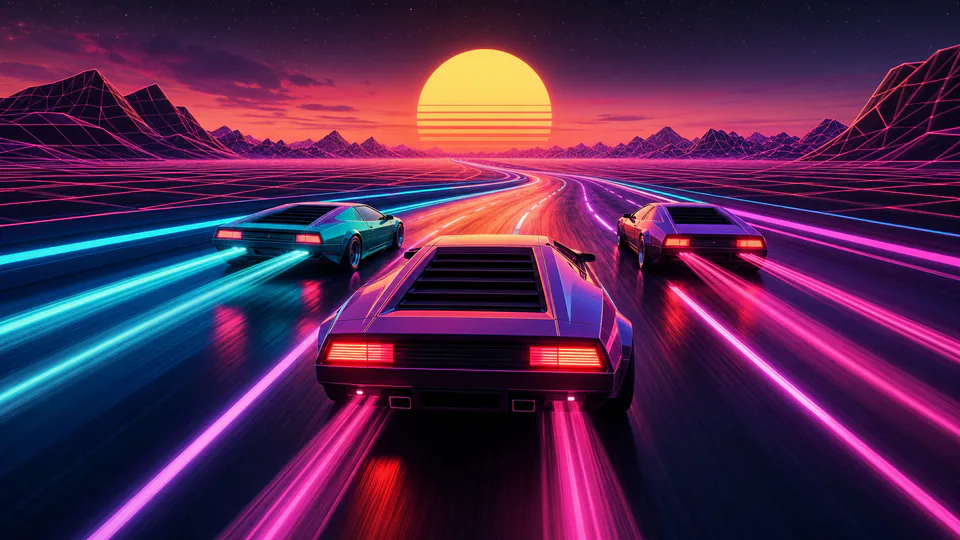 Промо-иллюстрация Neon Circuit