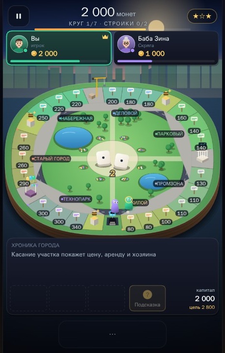 Кварталы — Игровой процесс и интерфейс